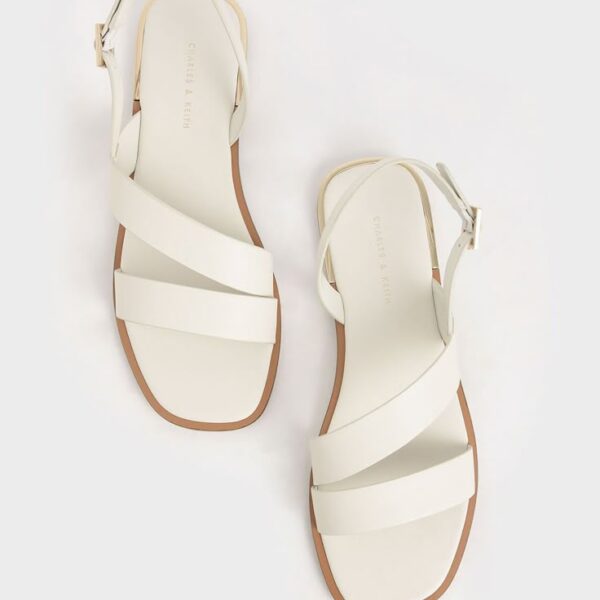 Charles & Keith Strappy Slingback Flat Sandals