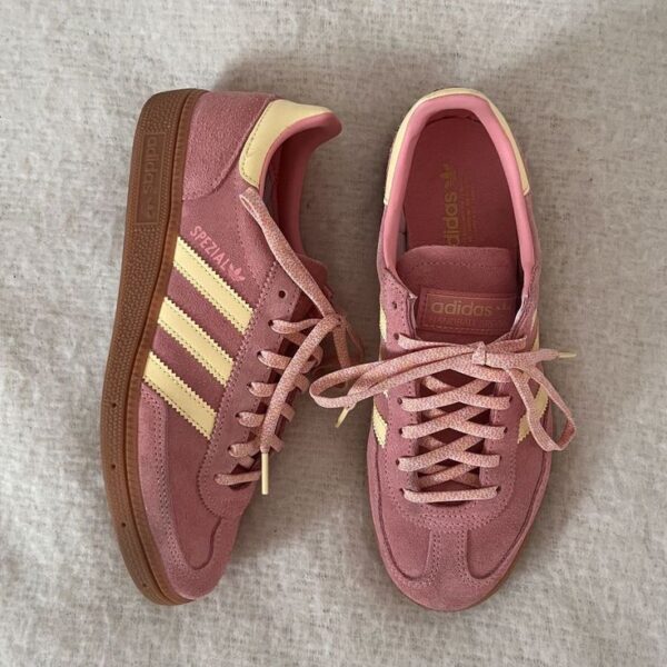Adidas Handball Spezial Pink and Yellow Gum